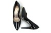 Pointy black patent pumps view 4