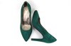 Pointy heels High Heels - green suede view 4