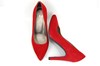 Pointy heels - red suede view 4