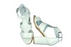 White Heeled Sandals with Straps view 4