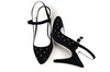 Slingback High Heels with Straps - black view 4