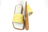 Flat Slippers Captioned Strap - yellow view 4