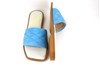 Flat Slippers with Square Nose - baby blue view 4
