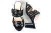 Exclusive Mule Sandals with Heels - black leather view 4