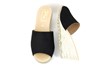 Espadrille Slippers with Wedges - black view 4