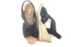 Espadrilles Sandals with Wedge Heels - black view 4