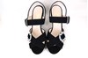 Designer Sandals with Heels - black.. view 4