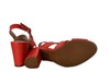 Sandals - blockheel - red view 4