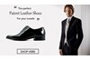 Patent leather tuxedo shoes - black view 4
