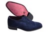 Dress Blue Suede Men's Shoes view 4
