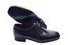 Lightweight mens dress shoes leather sole - black view 4