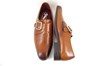 Brown Buckle Shoes with Leather Sole view 4