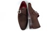 Monk Strap Shoes - brown suede view 4