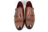 Double Buckle Shoes men's - brown leather view 4