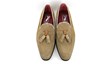 Men's loafers with Tassels - beige view 4