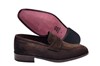 Men's shoes slip-on - brown suede view 4