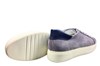 Luxury Suede Sneakers - denim view 4