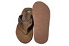 Mens flip flop's - brown view 4