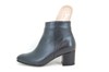 Comfortable Stylish Short Boots with Heels - black leather view 5