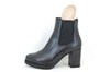 Comfortable Trendy Chelsea Boots with Heels - black view 5