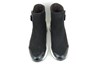 Trendy Sneaker Boots with Zipper - black view 5