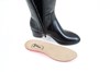 Comfortable Long Leather Boots - black view 5