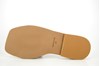 Flat White Leather Slippers Square Nose view 5