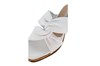 Slipper sandals withe blockheel - white view 5