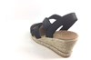 Espadrilles Sandals with Wedge Heels - black view 5