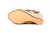 Platform Wedge Heel Sandals with Strap - beige view 5