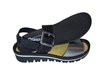 Sandals adjustable straps - black/silver leather view 5