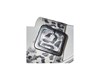 Sandals jadjustable straps -silver/white leather view 5