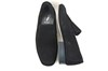 Black suede business men's loafers view 5