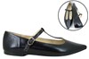 Ballerinas Shoes with Strap and Pointy Nose - black view 6