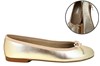 Soft leather ballerinas - champagne gold view 6