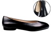 Black plain ballerinas - leather view 6