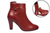 Ankle boots with style - red leather view 6