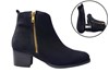Black Suede Ankle Boots view 6