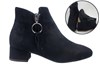 Elegant Ankle Boots Low Heel - black view 6