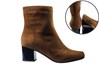 Elegant comfortable  boots - brown suede view 6
