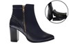 Elegant Pointed Ankle Boots - black view 6