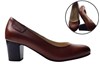 Soft leather pumps - brown view 6