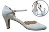 White strap pumps - wedding shoes view 6