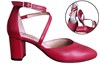 Stylish pumps -red leather view 6