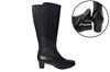 Wide shaft boots - dark brown view 6