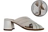 Luxury slipper with double crotch strap - white view 6