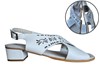 White leather women's sandals view 6