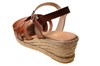 Espadrilles Sandals with Wedge Heels - brown view 6