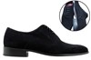 Stylish black suede men's shoes view 6