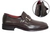 Mens Loafers - brown leather view 6